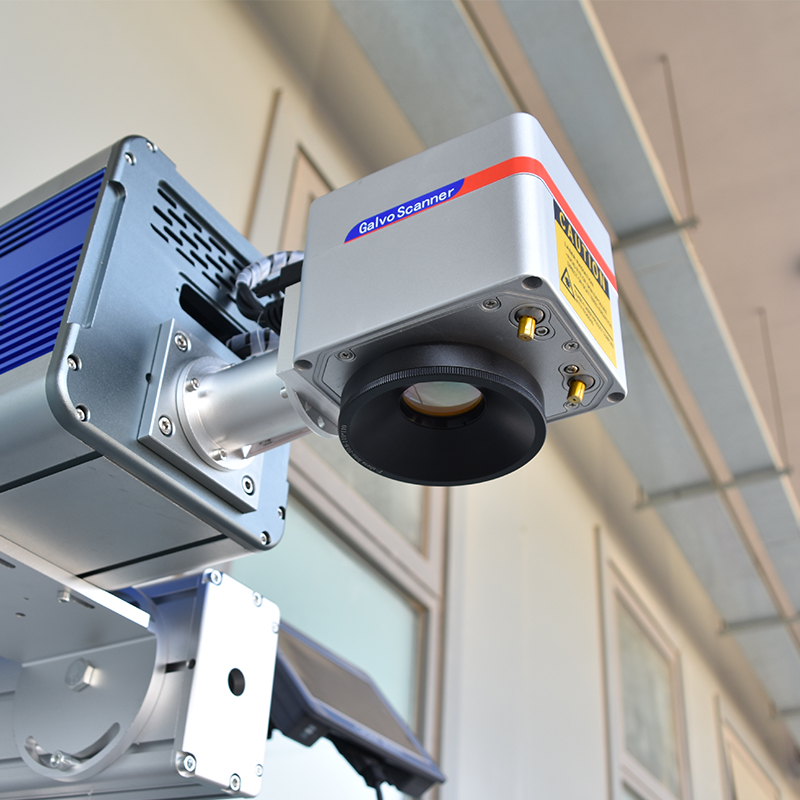 High Precision 30w 40w 50w 60w Flying Co2 Laser Marking Machine for Glass PE PVC Metal Nonmetal