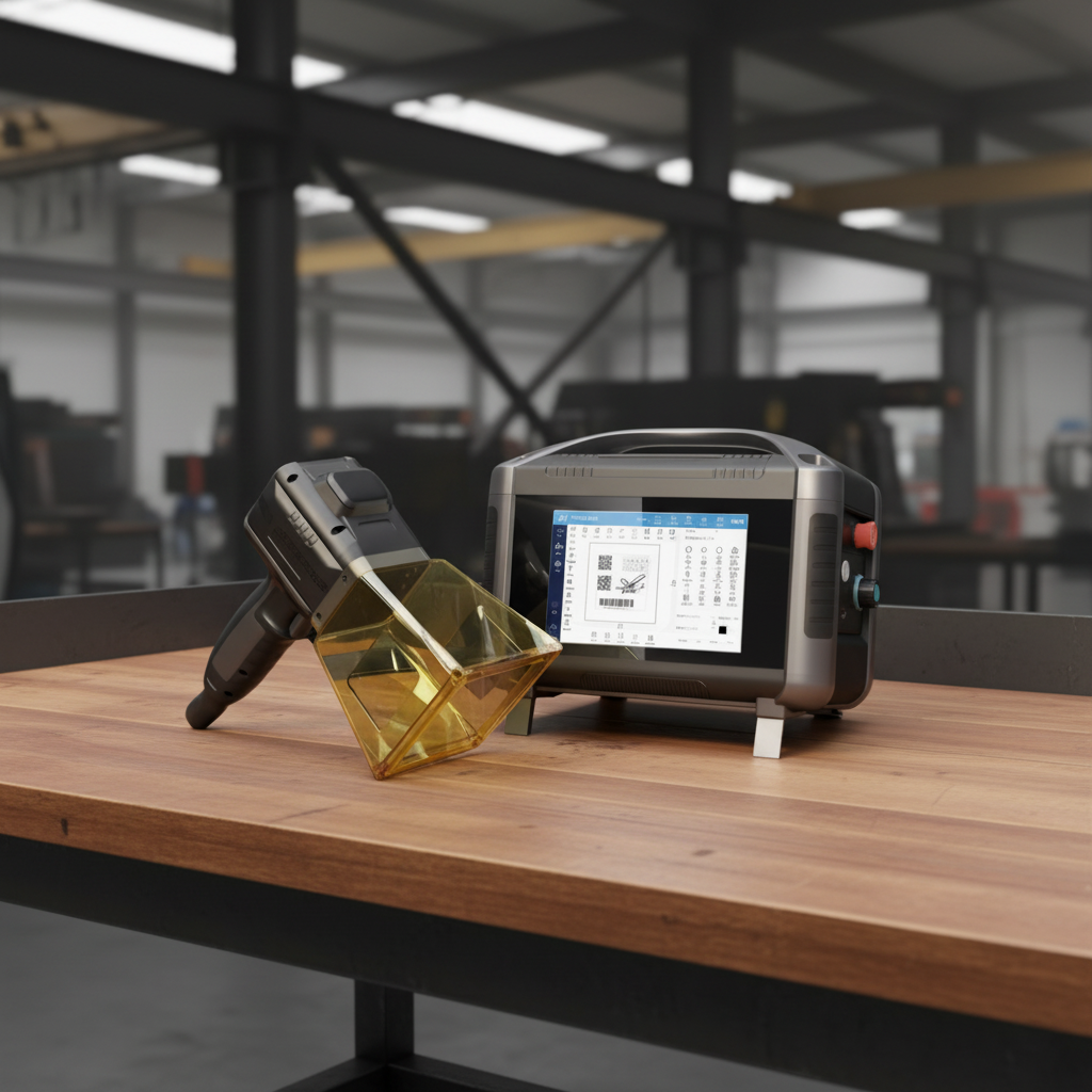 3s Laser Handheld Fiber Laser Marking Machine 20W 30W Portable Laser Engraver for Metal Supports DXF/AI Formats Easy to Operate
