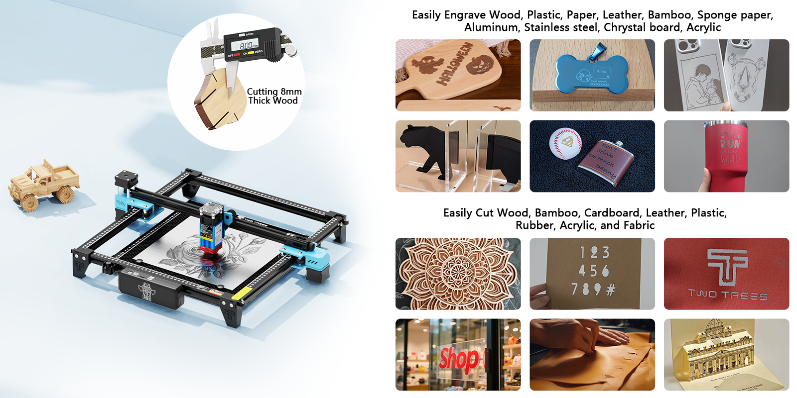 Material Engraving Examples