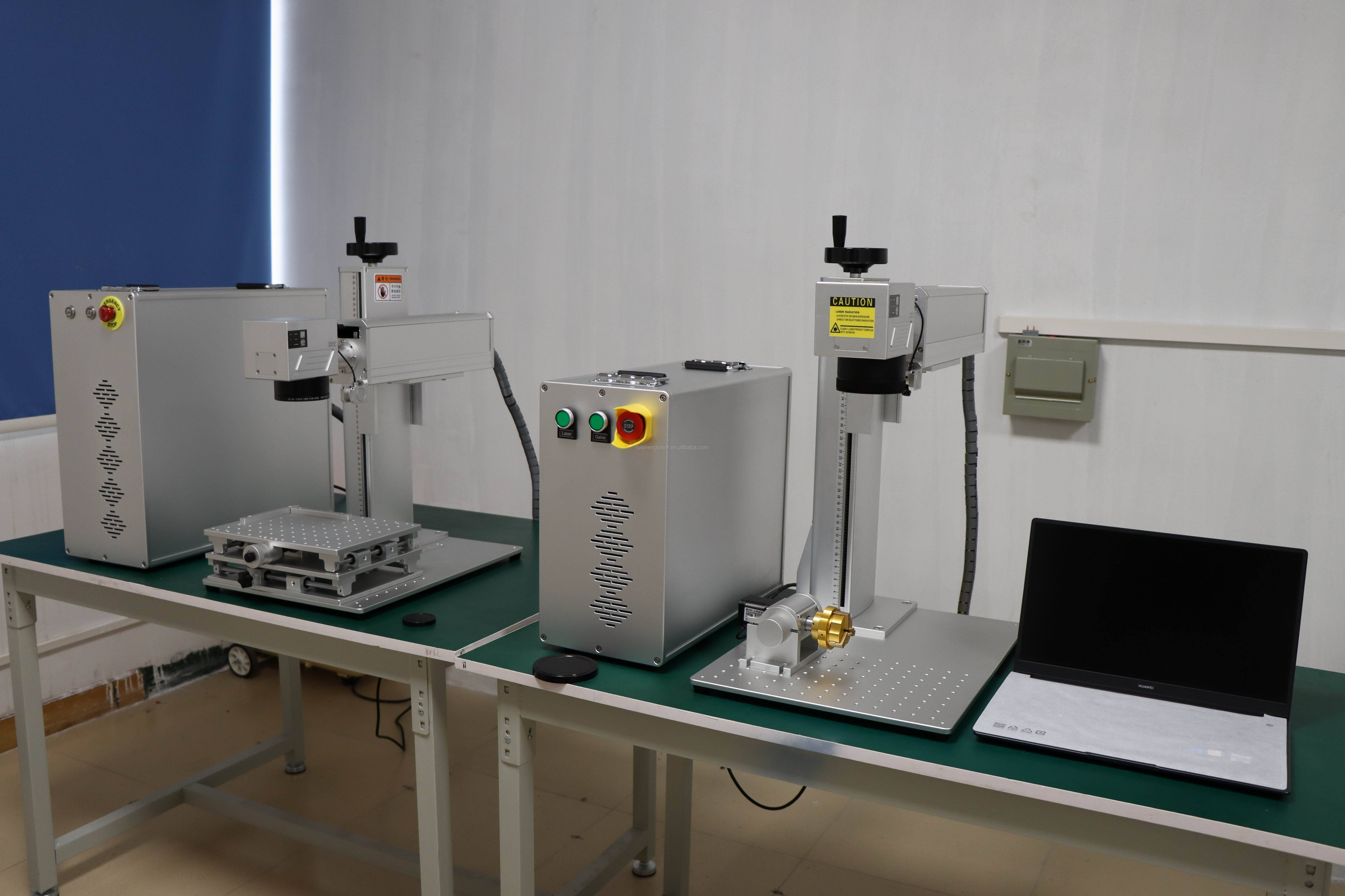 Fiber Laser Marked Metal Samples