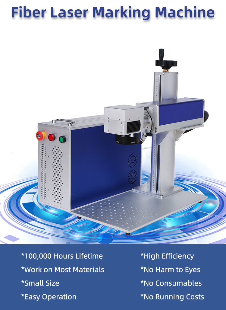 Portable split laser marking machine front view