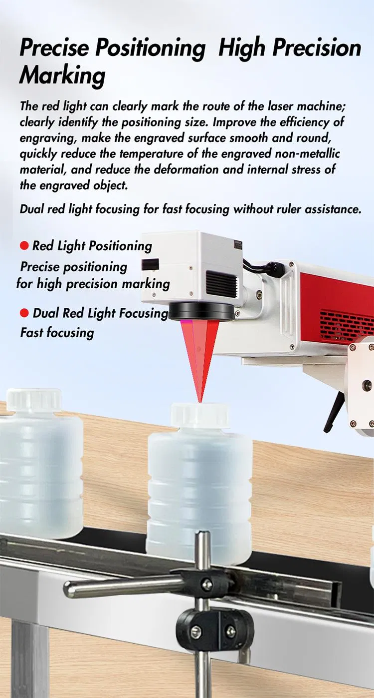 High Speed Durable Automation Factory Price Phone Cell 50W Laser Marking Machine