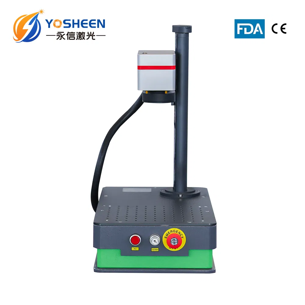 Factory Supply Industrial Integrated Desktop Portable CNC Metal Plastic Fiber Q-Switch Mopa Laser Marking Printing Engraving Carving Machine