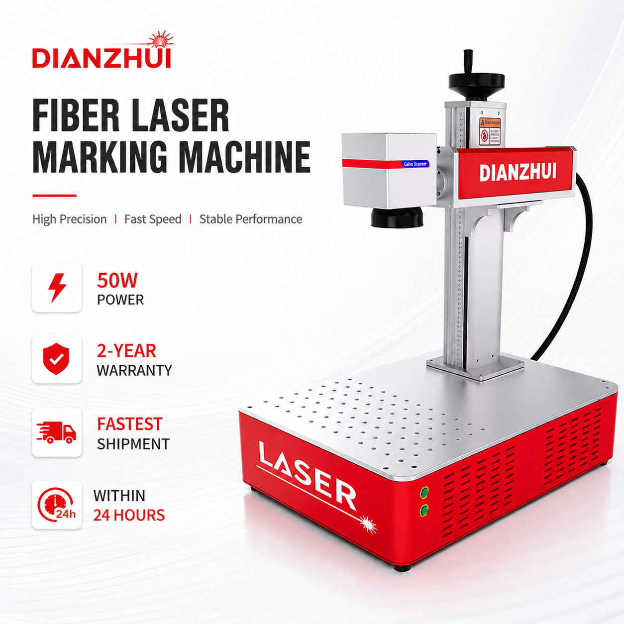Detailed Laser Head View