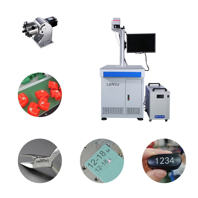5W UV Fiber Laser Engraving, Mini Handheld Crystal, Plastic, PVC, And Glass Marking Machine