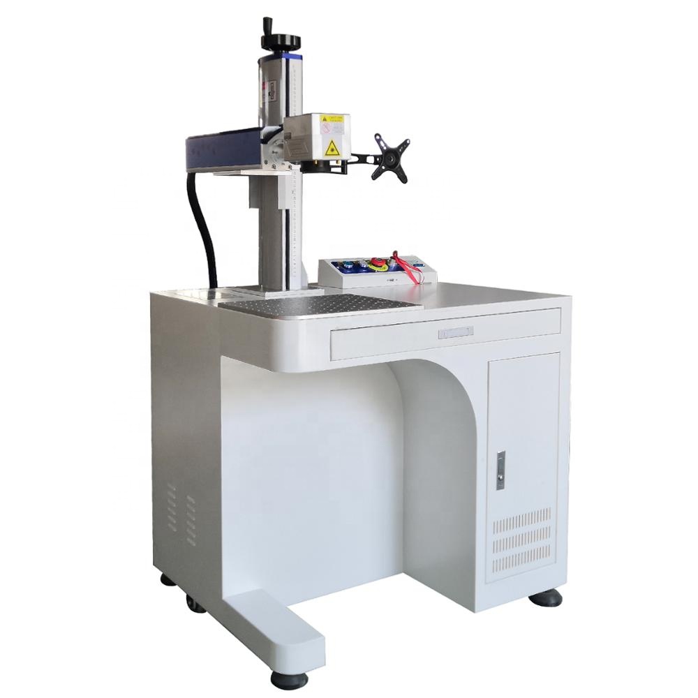 Desktop Split-type UV Laser Marking Machine for Engraving Logos on Metal Crystal Stone Acrylic and Glass 6W 10W
