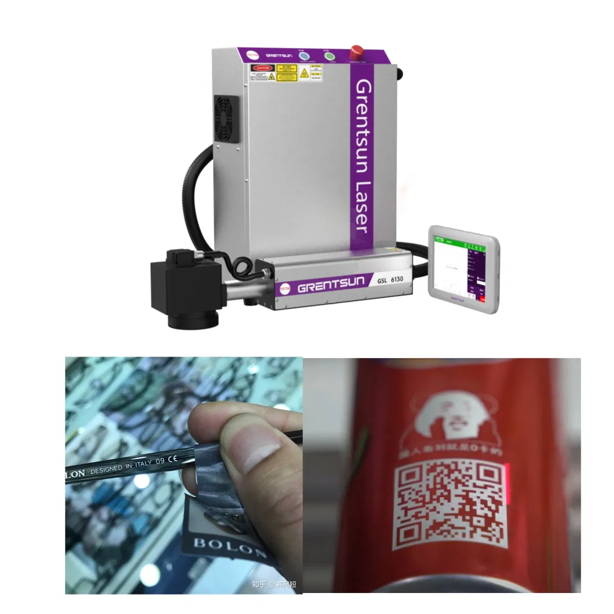 Business Ideas 2025 Laser Flying Online 50W 100W Fiber Laser Coding Machine PVC PE PP Pipes Laser Printer for Extruded Cable Industry