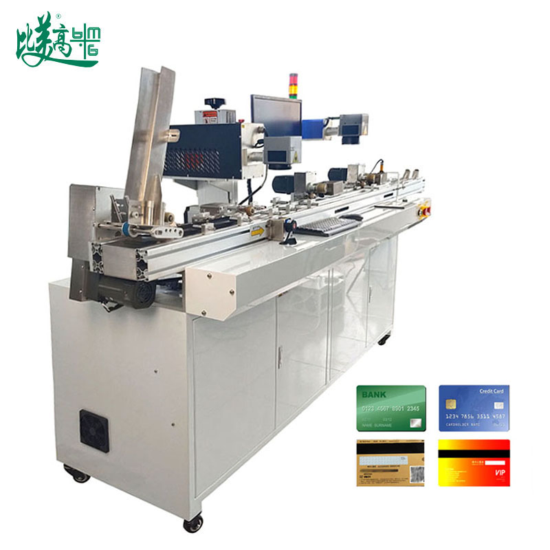 Laser Marking Machines Build Integrated System for Smart Card Dual RFID Marking