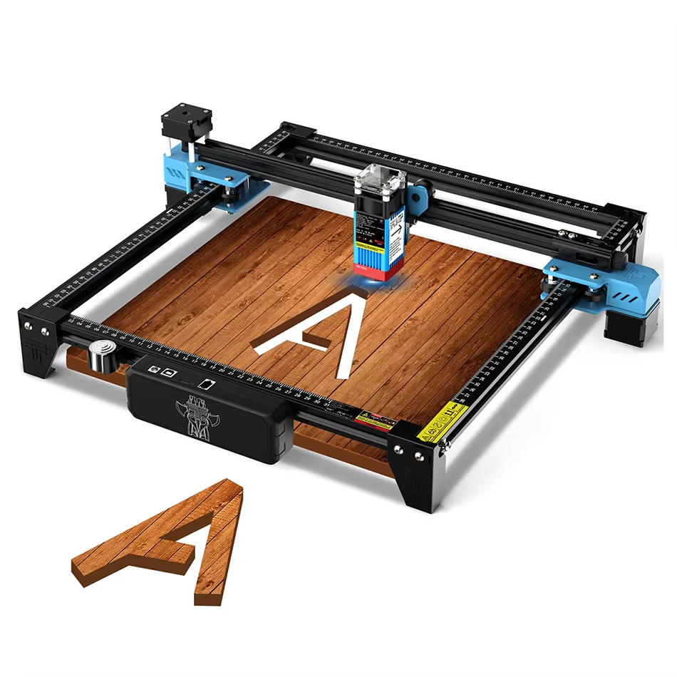 TTS 5.5W 3D Laser Engraving and Cutting Machine Multi-Function for Acrylic Plywood Wood Metal Plastic New