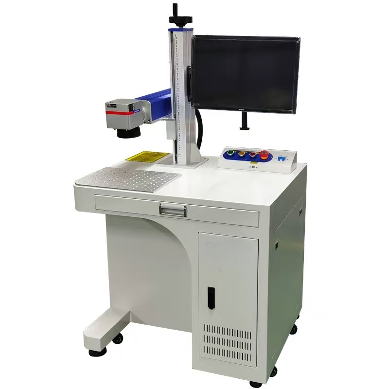 Low Price CCD UV Vision Laser Marking Machine Visual Positioning Laser Coding and Engraving on Metal Plastic Fiber-220V