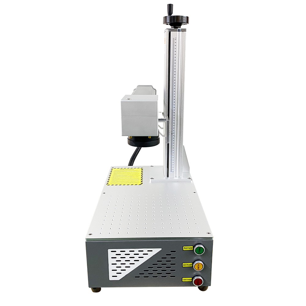 Factory Direct Metal Stainless Steel Aluminium Plastic PVC Desktop integrated Fiber Laser marking machine
