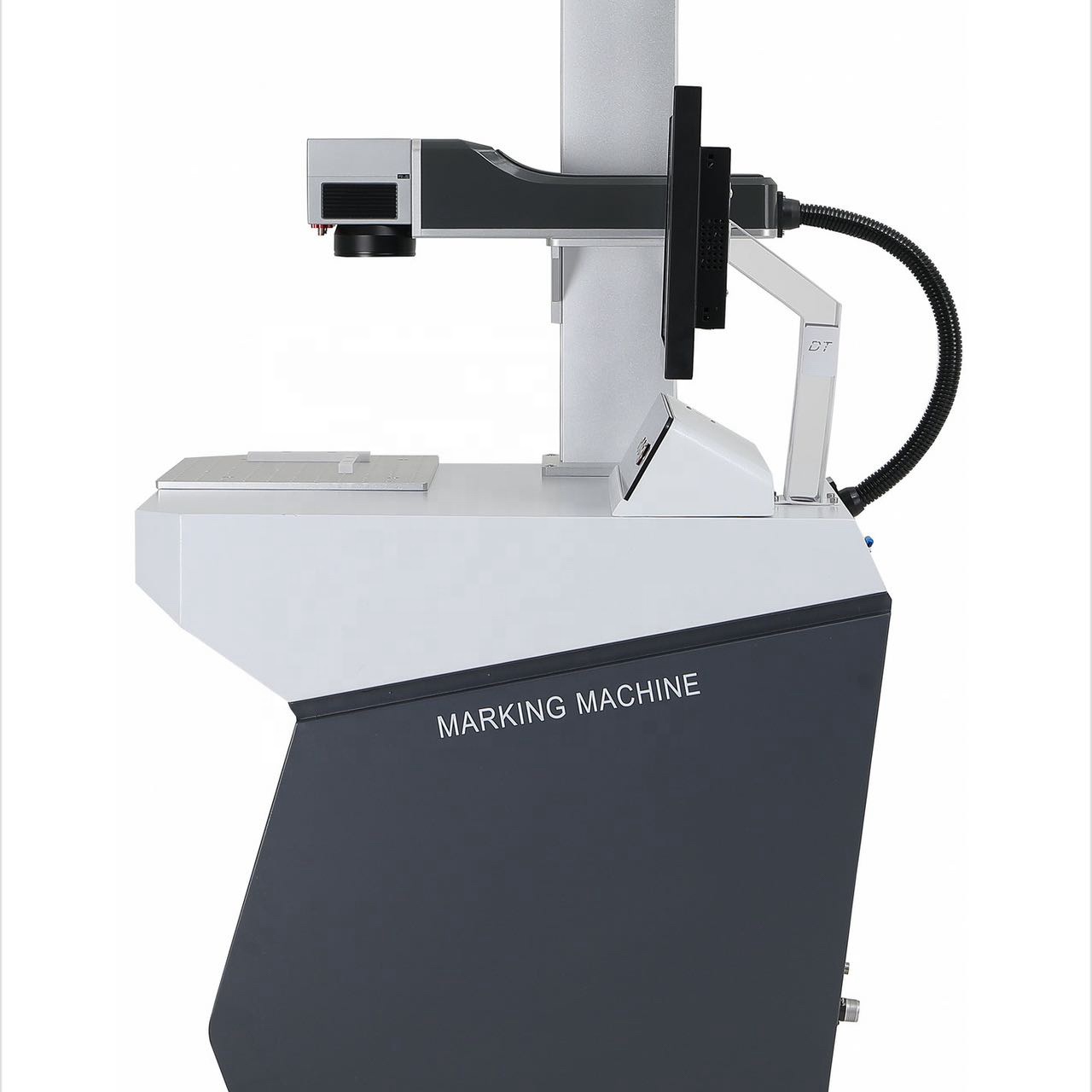 High Precision 50W/100W Desktop Fiber Enclosed Metal Laser Marking Machine