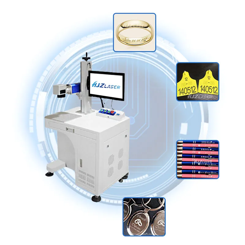 Online Fly Laser Wire Cable Marking Machine for Printing Number Coding Date Numbering Engraving Logo