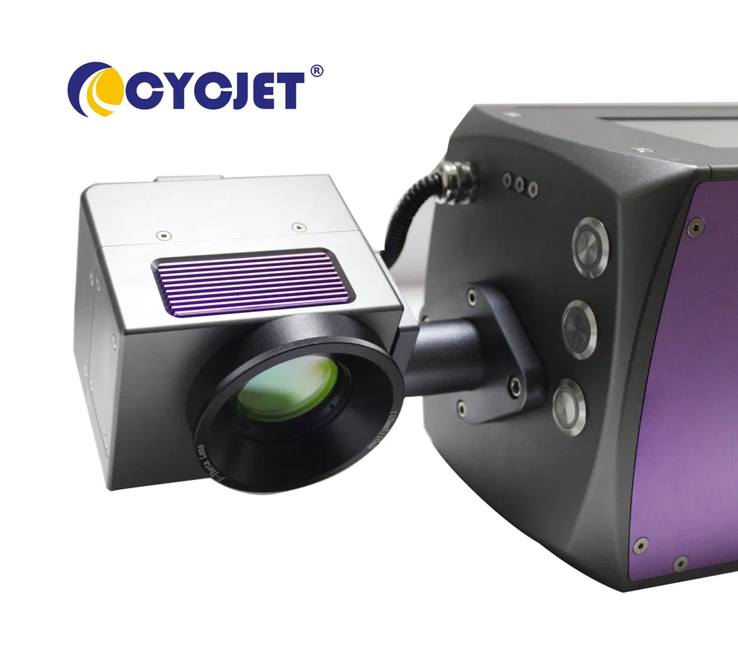 Smart LC30f Date Coding CO2 Online Laser Marking Machine on Glass Bottle