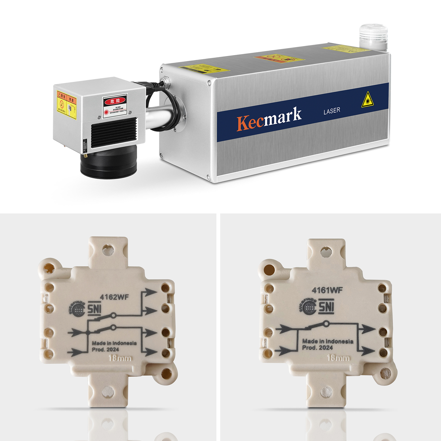 800x800mm UV Laser Engraving Marking Machine Automatic Alignment Vision System for Plastic Laminated Metal Marking CE ISO