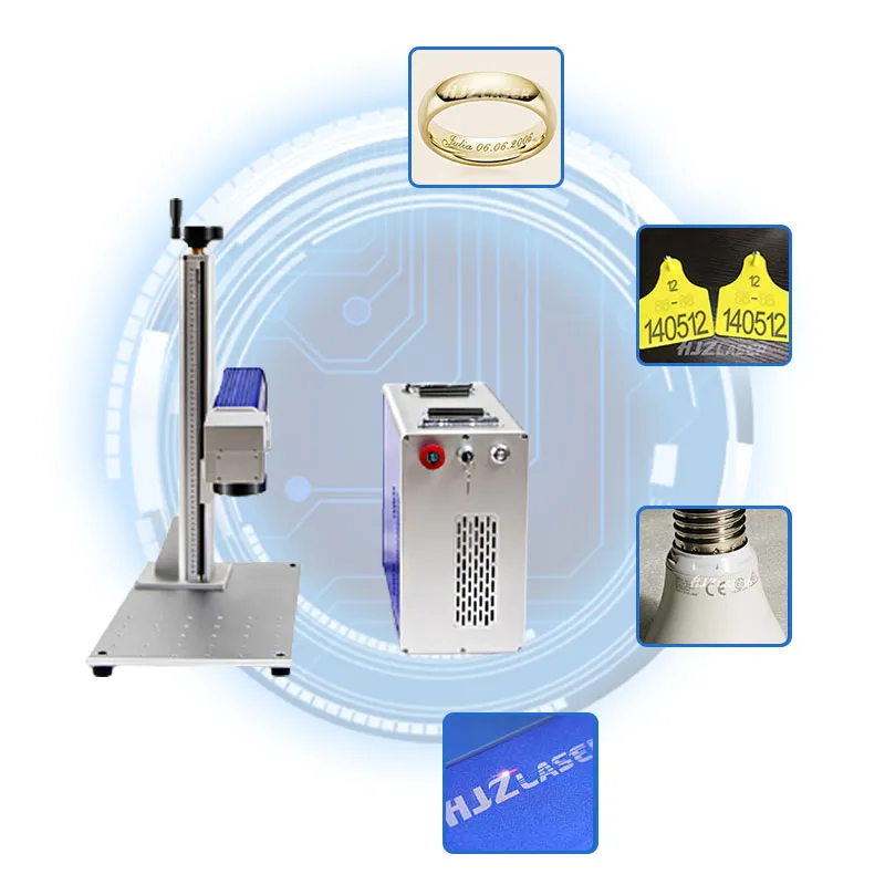 Online Fly Laser Wire Cable Marking Machine for Printing Number Coding Date Numbering Engraving Logo