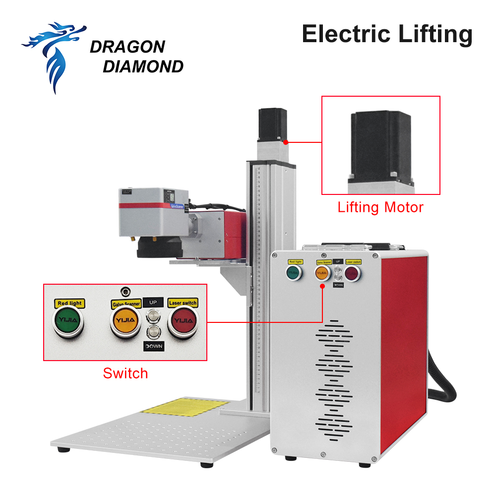 Jpt 5W UV Laser Engraving Machine for Glass Photo Jewelry 3D Laser Marking Crystal Gifts Supports DXF PLT AI DWG Formats
