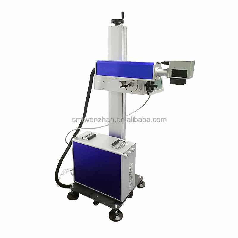 Portable CO2 Dioxide Flying Laser Marking Machine for Craft Gifts ,IC Industry ,hardware Radium Engraving Machine