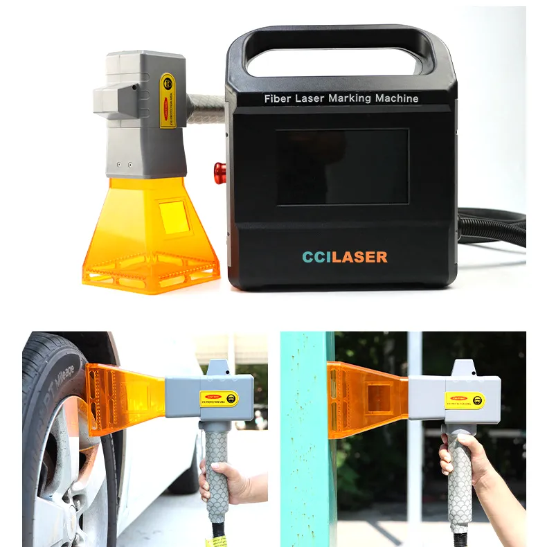 Fiber Laser Marking Machine Side View