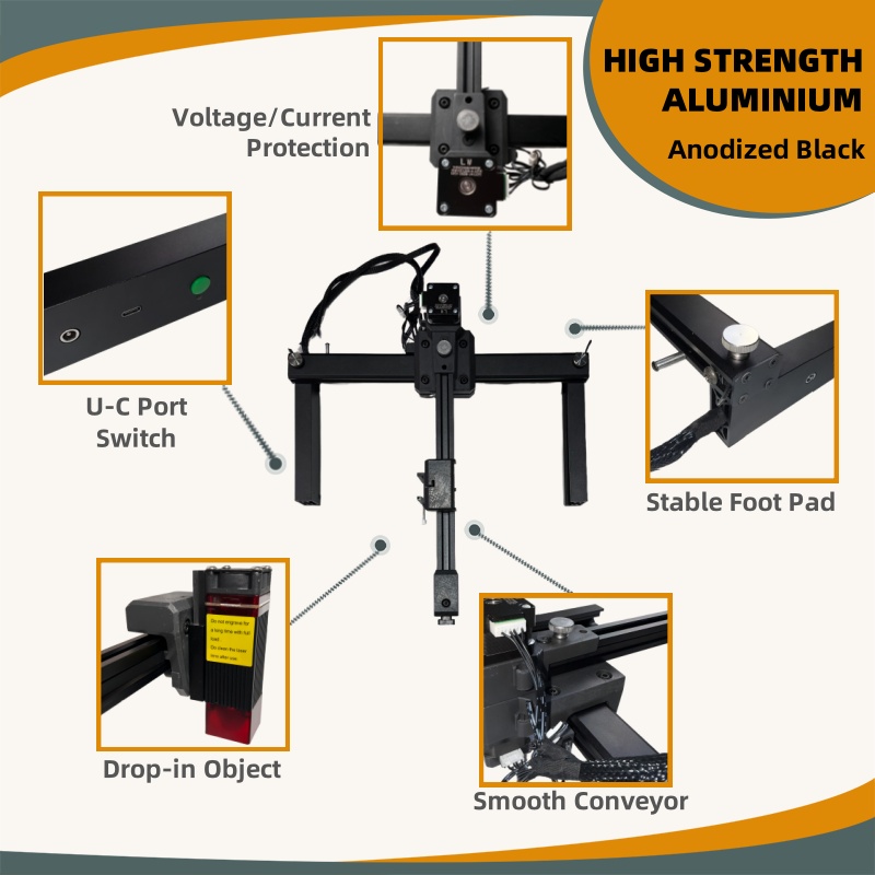 D2 PRO Laser Engraver Detail 3