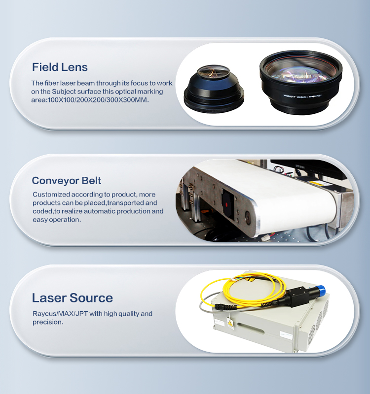 Factory Price Camera CCD Visual Positioning Automatic Focus Vision System Fiber Laser Marking Machine