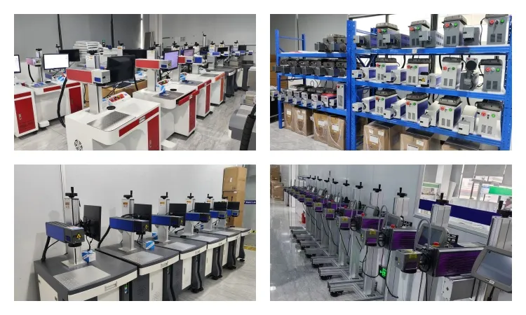 Industrial Fiber Laser Marker Flying CNC High-Speed Engraving Automatic CO2 Engraving Plastic Metal Pipe Logo Engraver PVC/PE/PP Materials Marking Machine