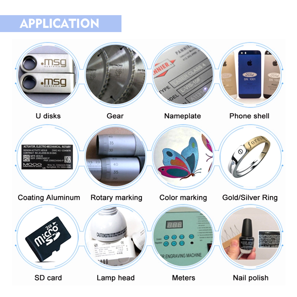 Industrial Grade Split Fiber Laser Marking System with Stable Output Fine Detail Laser Engraver Marking Machine FST Ezcad-Series