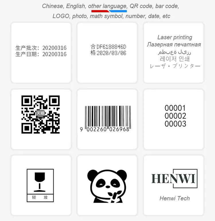 Online CO2 Laser Fiber Marking Machine Bottle Expiry Date Batch Coding Printer Industrial Laser Printing Machine