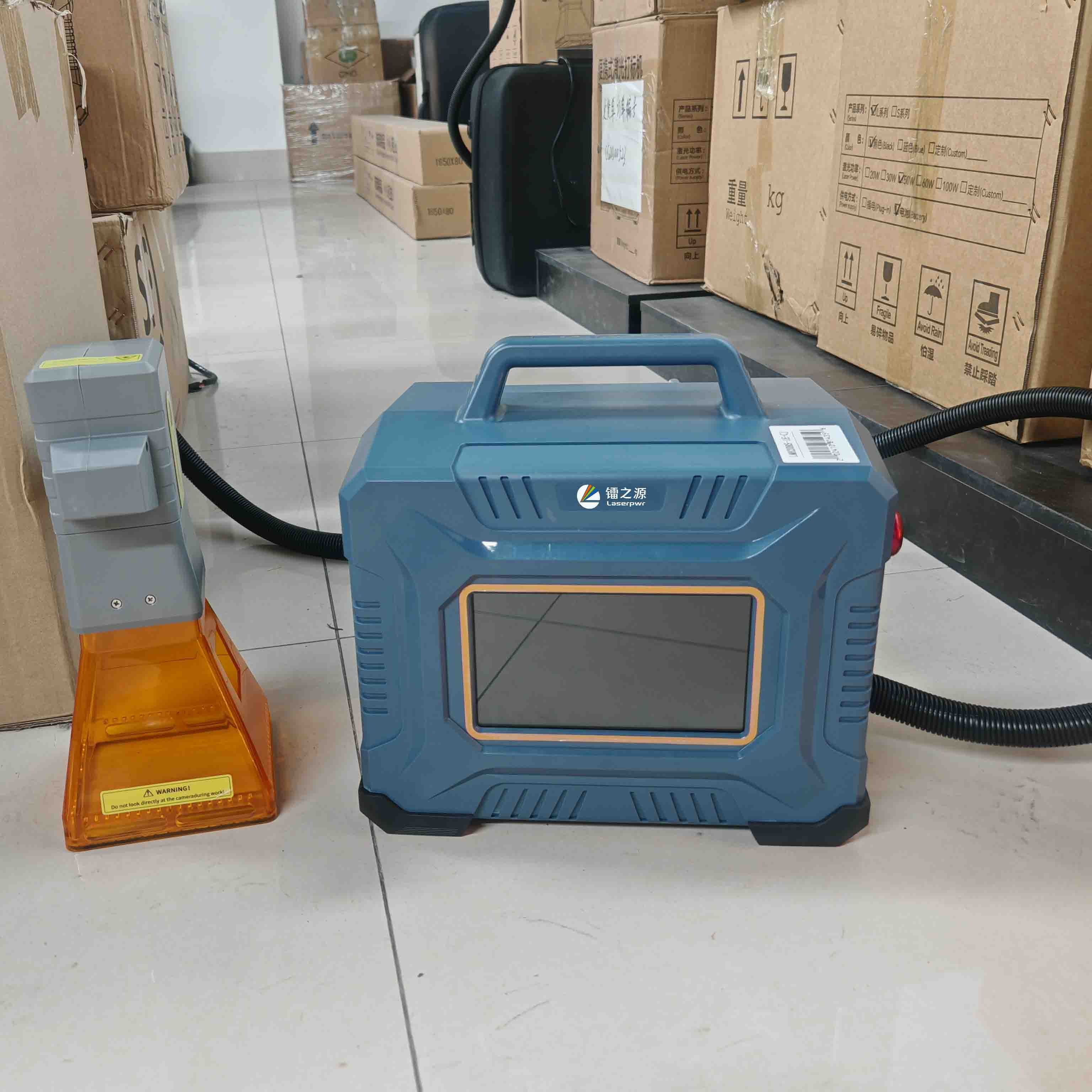 Mini &amp; Handheld Fiber Laser Tools : Metal Write, Tyre Mark, Chassis Marking Portable Tools