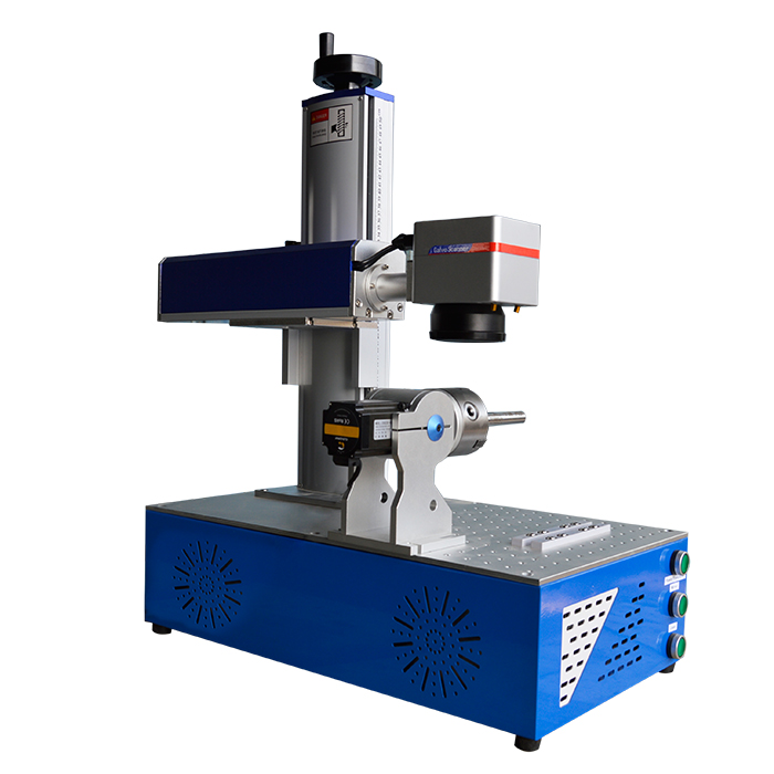 19% DISCOUNT Mopa Color Mask 3D Dynamic Marker Raycus Metal Fiber Laser 20W 30W 50W Fiber Laser Marking Machine with Rotary