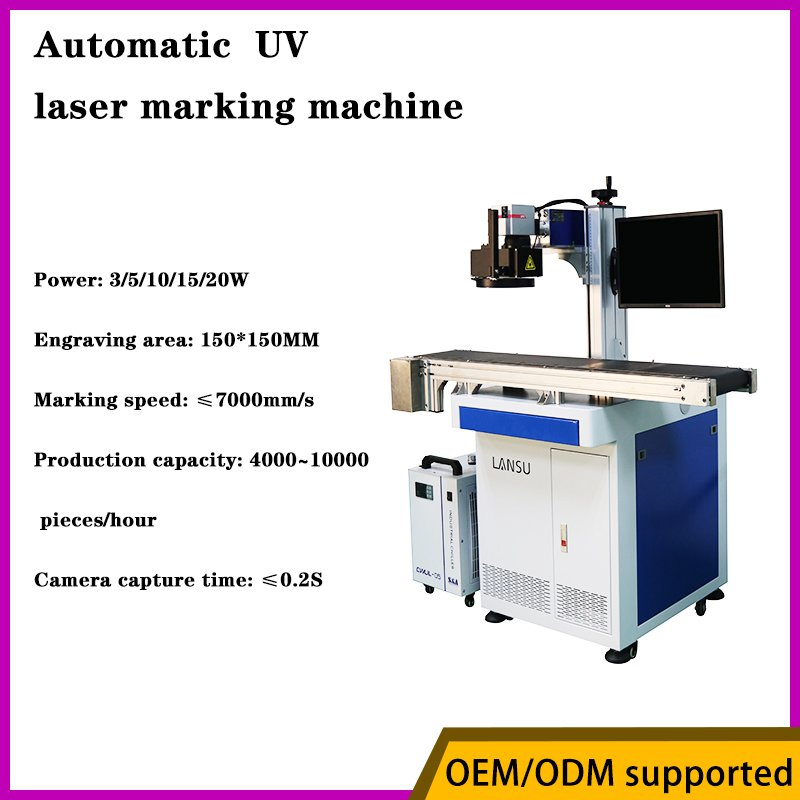 Lansu 10W UV Vision Laser Engraving System for Leather Belts