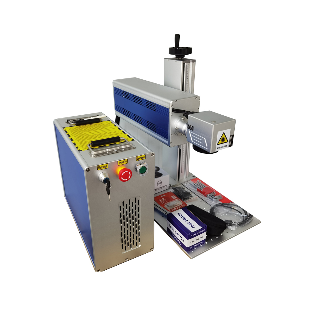 Hot Sale Co2 Galvo Laser Marking Machine Factory Directly Sale Wood Plastic Cutting Printing Device