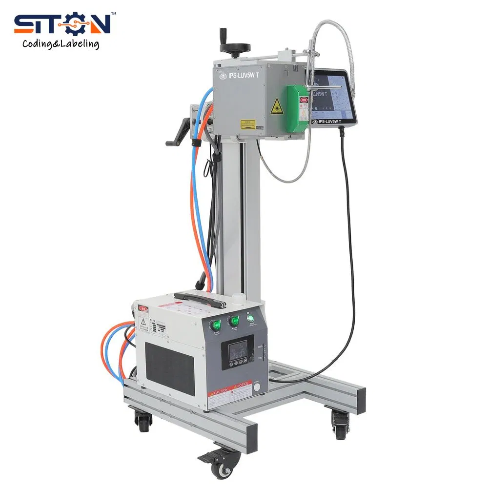 IPS-Luv10W T Advanced Smart Digital Touch Screen Online Batch Coding UV Laser Marking Machine