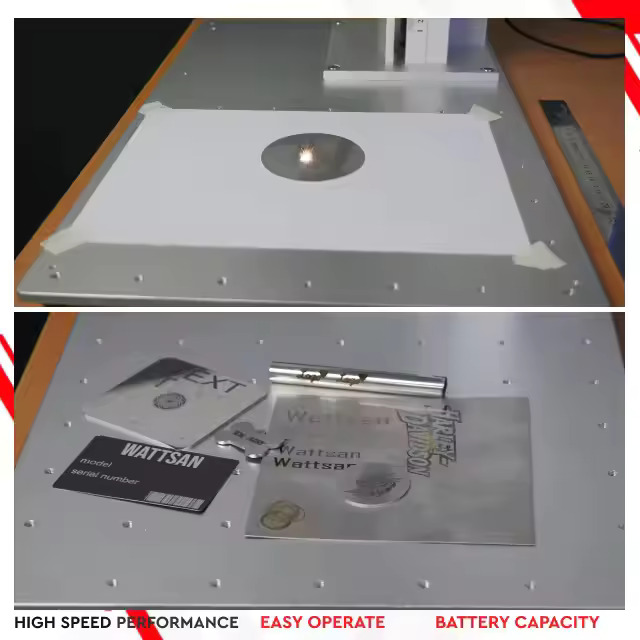 Wattsan FL TT Fiber Laser Engraver For Jewelry Metal Cards Plastic Mini Gemstone High-Precision Laser Marker Stone Engraving