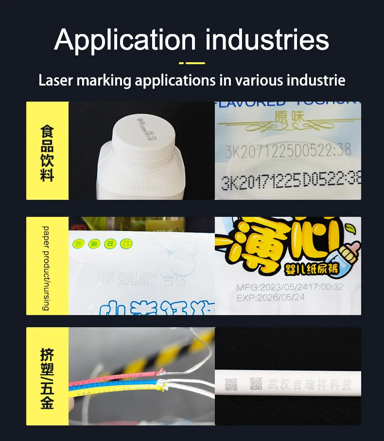 OEM Flying UV Laser Marking Engraving Machine