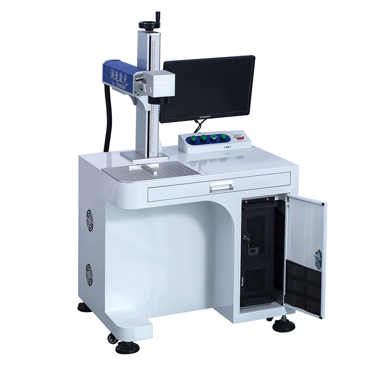 20w 30w 50W 100W Fiber Laser Marking Machines For Plastic Fiber Laser Marking Machine