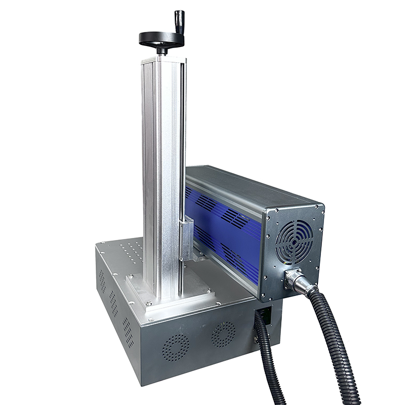 Portable Desktop Safe Hat Glass Pipe Plastic Film Package Engraving Uv Laser Marking Machine