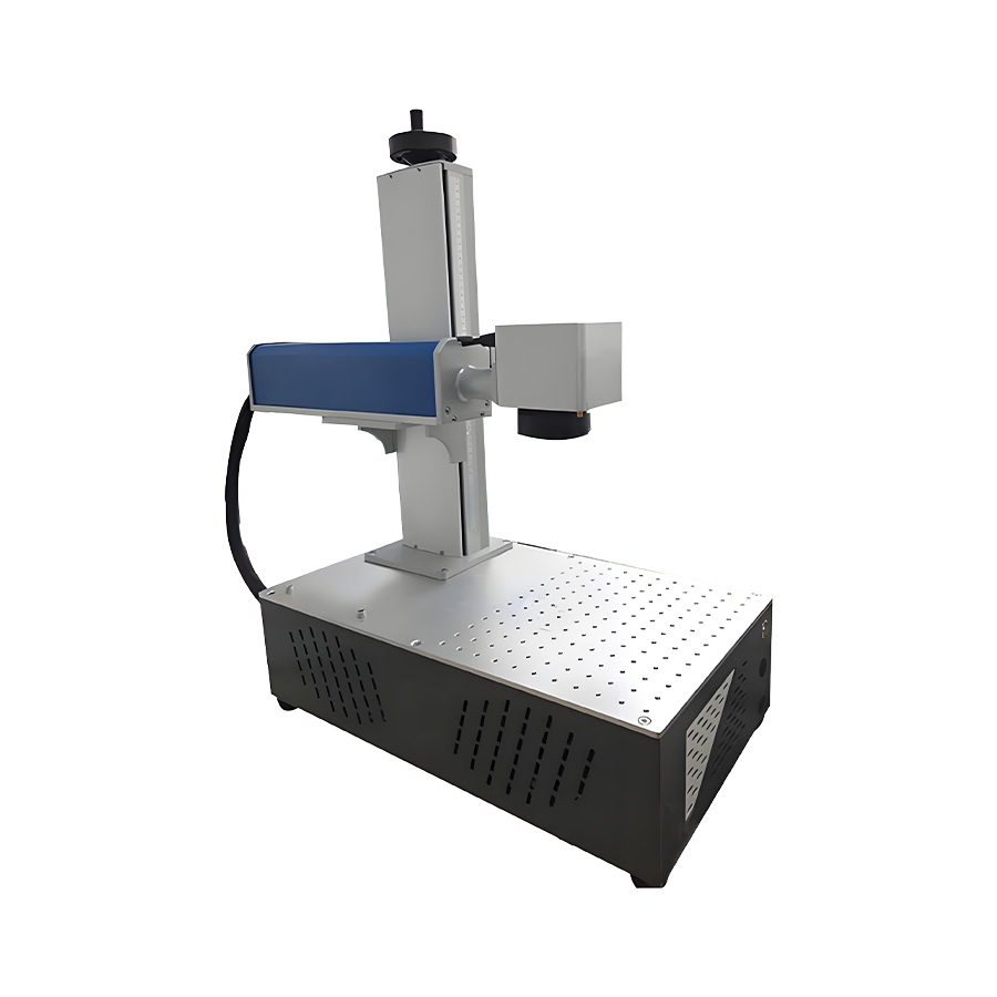 50W Raycus Mopa Desktop Mini Fiber Laser Marking Machine 30W Laser Engraver 20W Nameplate Engraving Metal Carving