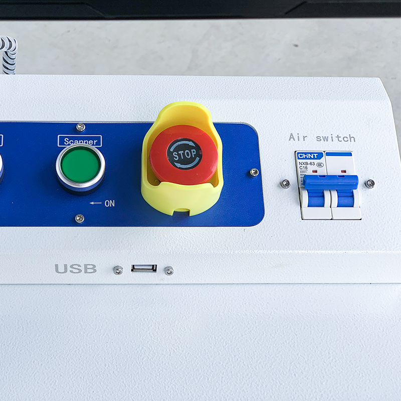 Hot Sale 30w 50w Portable Fiber Laser Marking Machine For Gifts And Crafts Precision Metal Steel