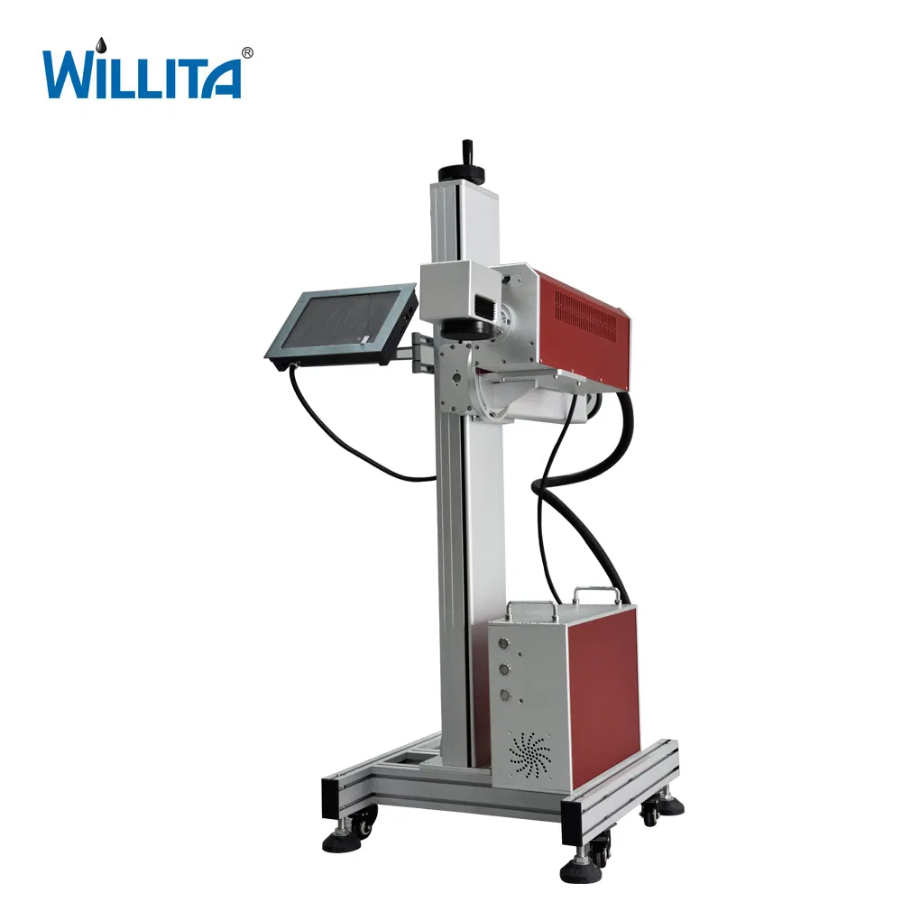 High Speed Durable Automation Factory Price Phone Cell 50W Laser Marking Machine