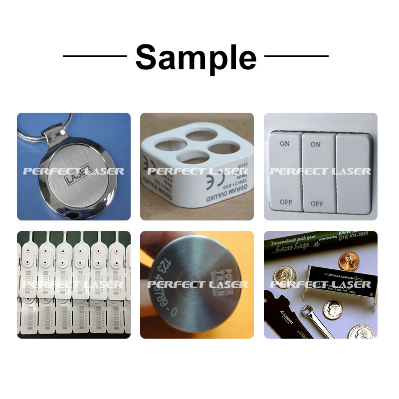 Perfect Laser 20w 30w 50w Fiber Laser Engraving Engraver Marker Marking Machine With Jewelry Gold/Silver/Brass/Steel Iron Metal
