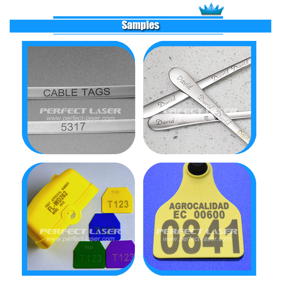 Perfect Laser-small Portable Led Bulb Lamp Light Metal Steel Fiber Laser Logo Carving Engraver Printing Marking Marker Machine