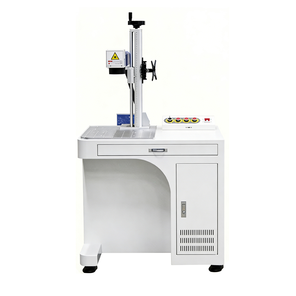 20W 30W 50W Bench-Top Air-Cooled High Precision Fiber Laser Marking Machine For Metal Security Seals Easy To Operate