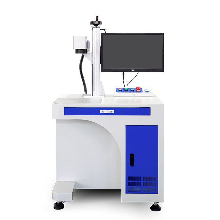 New 20W/30W/50W High-Precision Desktop Laser Engraver with Fiber Laser Marking Machine PLT/BMP Support CE Certified