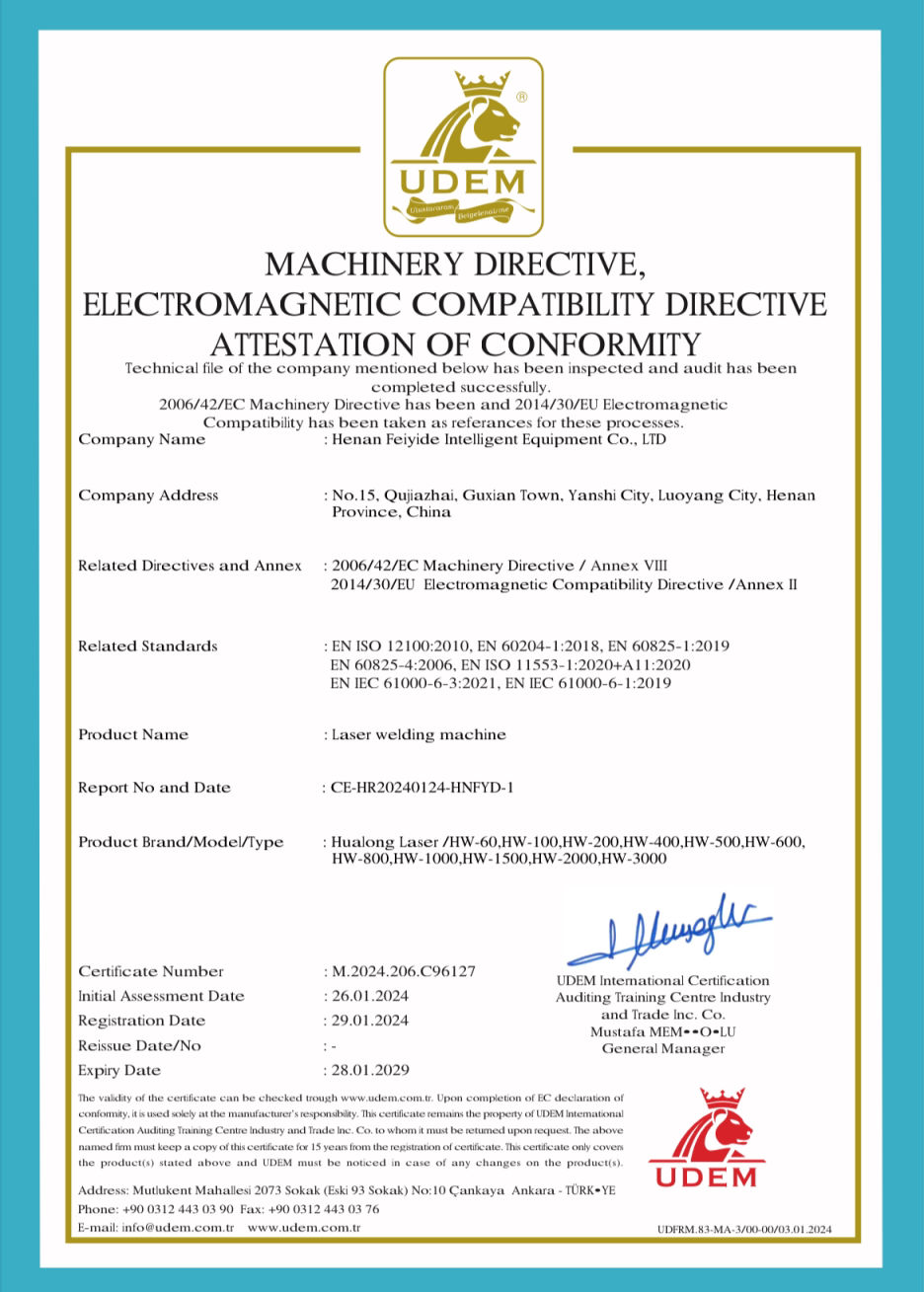 CE Certificate