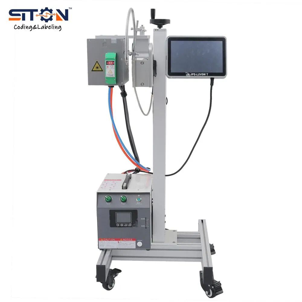 IPS-Luv10W T Advanced Smart Digital Touch Screen Online Batch Coding UV Laser Marking Machine