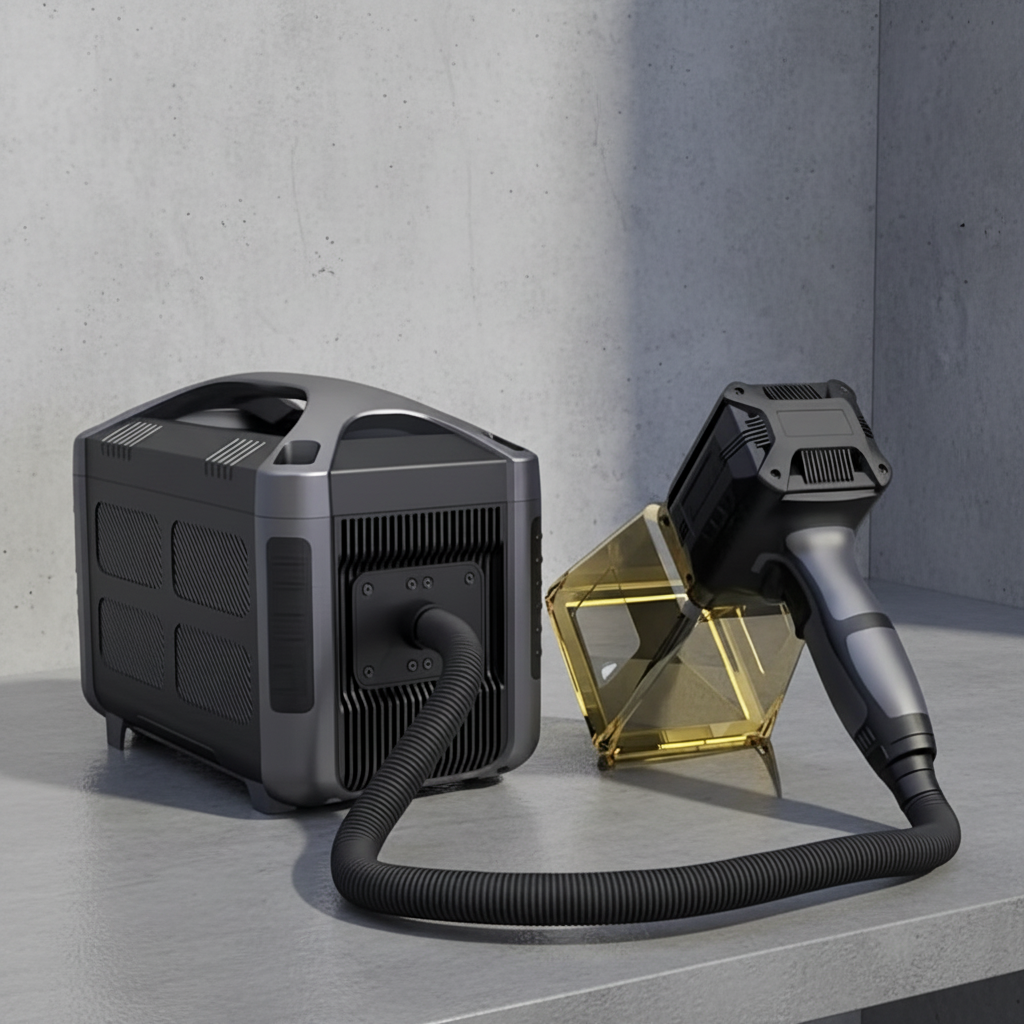 3s Laser Handheld Fiber Laser Marking Machine 20W 30W Portable Laser Engraver for Metal Supports DXF/AI Formats Easy to Operate