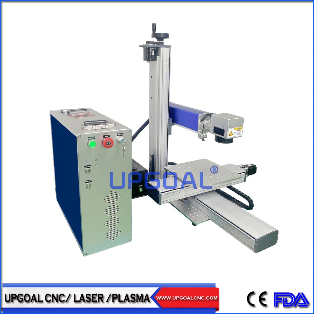 Seamless Splicing 100W Mopa Fiber Laser Marking Machine with Stroke Module