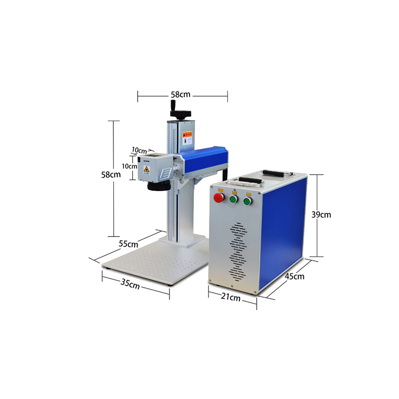 30W UV CO2 Laser Engraving Machine Mopa Acrylic Jewelry or Wafer Marking
