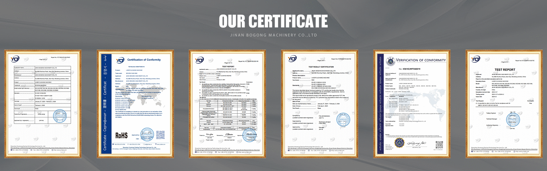 Compliance Certificate